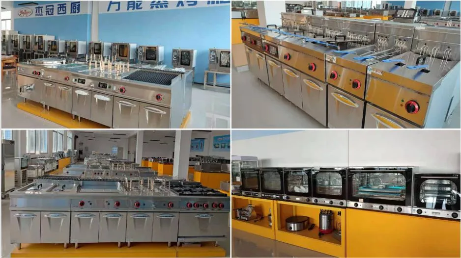 Jieguan Commercial Vertical Gas Bain Marie with Cabinet Gh-774z