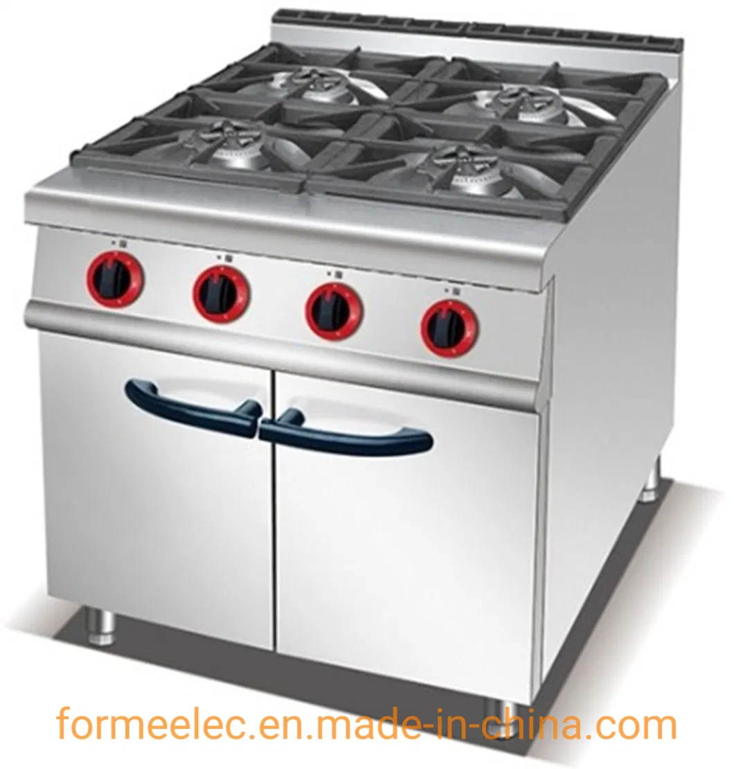 Western Kitchen Appliance Gas Combination Oven Gas Bain Marie with Cabinet