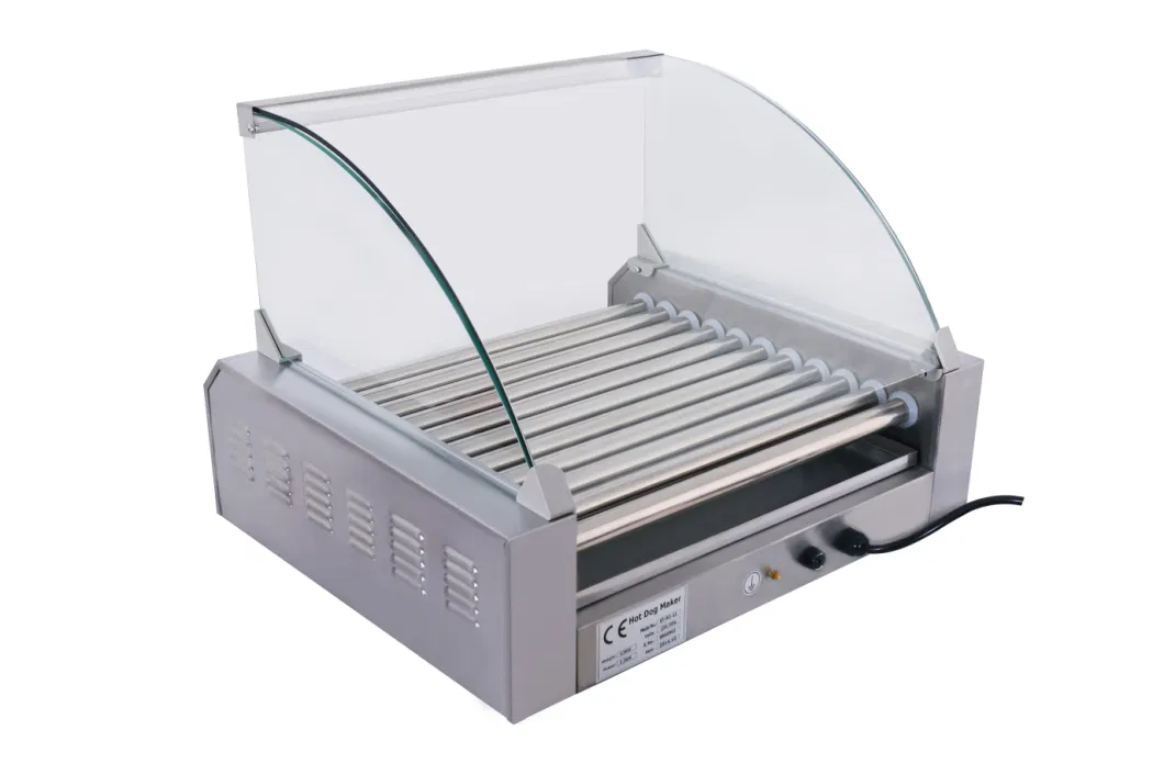 Industrial Multi-Function Hot Dog Roller Grill with Bun Warmer Roast Sausage Grill Et-R2-11