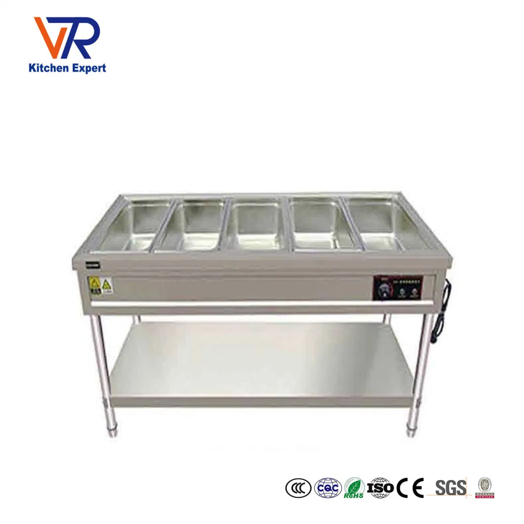 Qingdao Victory Stainless Steel Hotel Equipment Bain Marie for Hot Foot